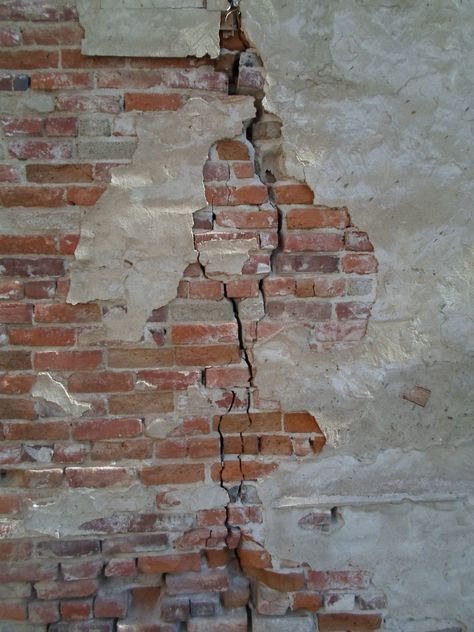 Cracked Brick Wall, Cracked Brick Wall Drawing, Inexpensive Kitchen Cabinets, Old Brick Wall Drawing, Brick Wall Background Photography, Exposed Brick Wall Paper, Old Brick Wall Texture, Cracked Wall, Old Brick Wall