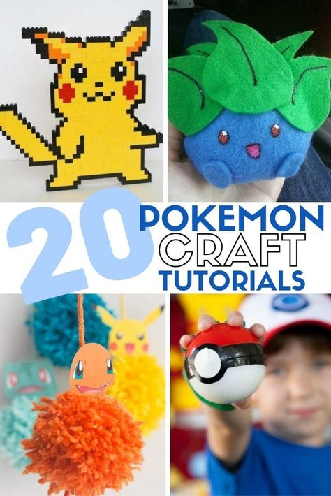 Top US craft blog, The Crafty Blog Stalker, features the Top 20 Pokemon Party and Pokemon Crafts Ideas. Click here to catch 'em all!! #thecraftyblogstalker #pokemoncraft #pokemonparty #pokemon #pokemoncraftideas Pokemon Go Crafts, Pokemon Kids Craft, Pokemon Crafts For Kids, Diy Pokemon Crafts, Nintendo Crafts, Pokemon Crafts, Diy Lavender, Pokemon Diy, Pokemon Craft