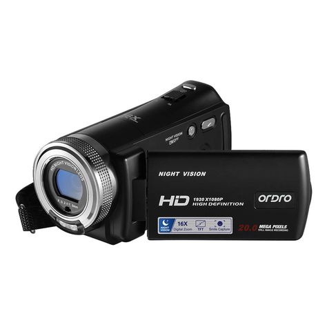 Ordro V12 Video Camera Camcorder Digital YouTube Vlogging Camera Recorder Full HD 1080P 15FPS 3.0 Inch 270 Degree Rotation LCD 16X Digital Zoom Camcorder : Amazon.ca: Electronics Outdoor Camping Games, Youtube Vlogging, Hd Camcorder, Camera Recorder, Vlogging Camera, Family Video, Personal Care Items, Video Projection, Hd Camera