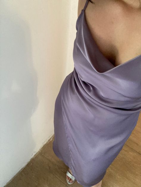 Purple Coquette, Purple Clothes, Purple Silk Dress, Coquette Dress, Light Mauve, Mauve Purple, Purple Outfits, Aesthetic Coquette, Clothes Aesthetic