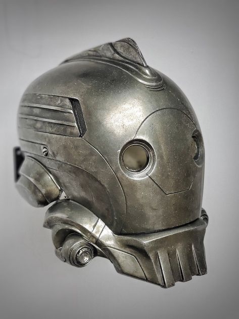 Rocketeer Helmet, Robot Helmet, Steampunk Helmet, Metal Helmet, Robot Mask, Sci-fi Helmet, Space Helmet, Futuristic Helmet, Robot Animal