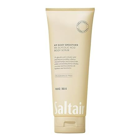 Amazon.com : Saltair - KP Body Smoother - Glycolic Exfoliating Skin Scrub : Beauty & Personal Care Chemical Exfoliators, Skin Scrub, Keratosis Pilaris, Peach And Lily, Exfoliating Body Scrub, Chicken Skin, Macadamia Oil, Exfoliating Scrub, Body Exfoliator