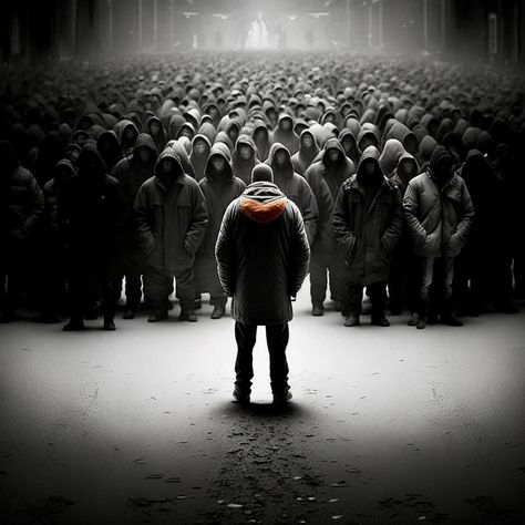 “The one who follows the crowd will usually get no further than the crowd. The one who walks alone, is likely to find himself in places no one has ever been.” - Albert Einstein Alone In Crowd, Prove Everyone Wrong, Alone In A Crowd, Crowd Of People, People Crowd, Motion Wallpapers, Mother Pictures, Gym Art, Phone Background Patterns