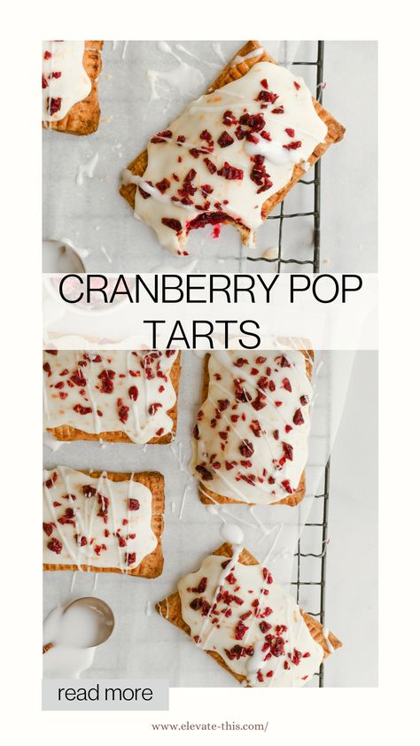 Cranberry pop tarts. Such a delicious breakfast. Homemade pop tarts filled with cranberry sauce sweet icing. The orange pastry is the best with this. A cheeky breakfast or brunch time treat. Give them a go. The recipe is on my blog. #cranberrypoptarts #cranberry #poptarts #homemadepoptarts #breakfastideas #breakfastideas #brunchtime #brunch #brunchideas #pastry #breakfastpastries Pop Tart Icing Recipe, S’mores Poptarts, Leftover Cranberry Sauce Cookies, Einkorn Pop Tarts, Christmas Pop Tarts, Homemade Poptarts Recipe, Cranberry Puff Pastry Recipes, Poptart Recipe Homemade, Smores Pop Tarts