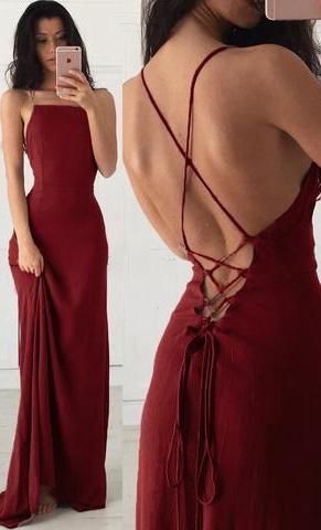 Dresses For Event, Prom Dress Backless, Burgundy Prom, Backless Dresses, A Line Prom Dress, Graduation Party Dresses, Prom Dress Evening, Burgundy Prom Dress, Dress Backless