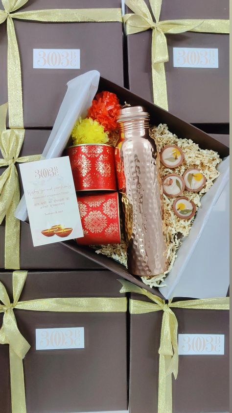 Corporate Hampers, Corporate Diwali Gifts, Diwali Gift Box, Diwali 2024, Copper Bottle, Diwali Gift Hampers, Packaging Template, Box Company, Corporate Gifting