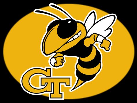 Georgia Tech, Atlanta, Georgia Georgia Tech Football, Tech Wallpaper, Georgia Institute Of Technology, Georgia Girls, Take The High Road, Logo Yellow, Tech Logo, Georgia Tech Yellow Jackets, Yellow Jackets