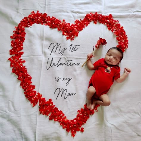 Valentine's Baby Photo Shoot, Baby Valentines Photoshoot Boys, February Baby Photoshoot, Baby Boy Valentines Day Pictures, Valentine Baby Photo Shoot, Valentines Day Baby Photoshoot, Baby 1 Month Photo Ideas, Baby Boy Valentine Pictures, One Month Baby Photoshoot