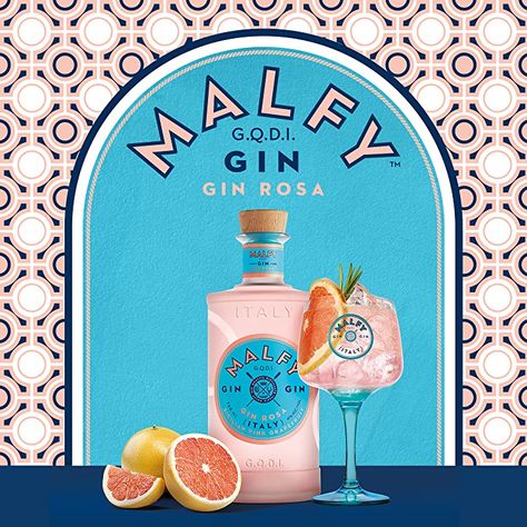 Amazon.co.uk: Malfy: Gin Rosa Gin Rosa, Malfy Gin, Gin Miniatures, Italian Water, Flavoured Gin, Beverage Poster, Gin Brands, Gin Bar, Gin Gifts