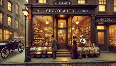 Café Interior, Fudge Shop, Cafe Ideas, Restaurant Architecture, Diagon Alley, Gingerbread Houses, Ice Cream Shop, Cafe Interior, Tiny House