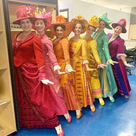 Hello Dolly Aesthetic, Hello Dolly Costumes, Hello Dolly Broadway, Hello Dolly Musical, Mary Poppins Theatre, Theater Mom, Mary Poppins Musical, Cosplay Ideas Women, Musical Theatre Costumes