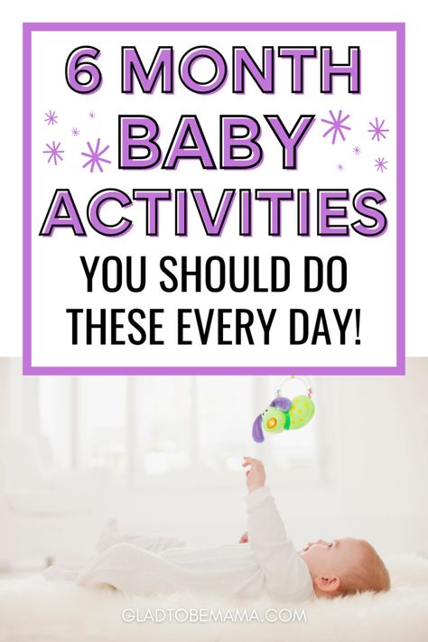 6 Month Old Baby Activities, 7 Month Old Activities, 5 Month Old Baby Activities, 6 Months Old Activities, Toys For 6 Month Old, 6 Month Baby Activities, Developmental Therapy, Three Month Old Baby, Six Month Baby