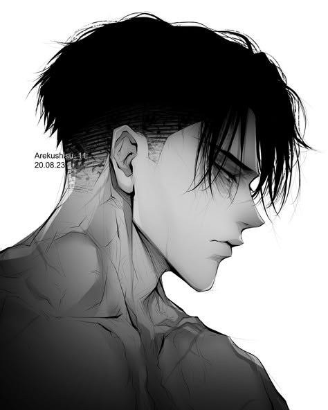 Black Hair Anime Guy, Photo Manga, Levi Mikasa, Grunge Pictures, Arte Peculiar, Wallpaper Instagram, Disney Icons, Hottest Anime Characters, Dark Anime Guys