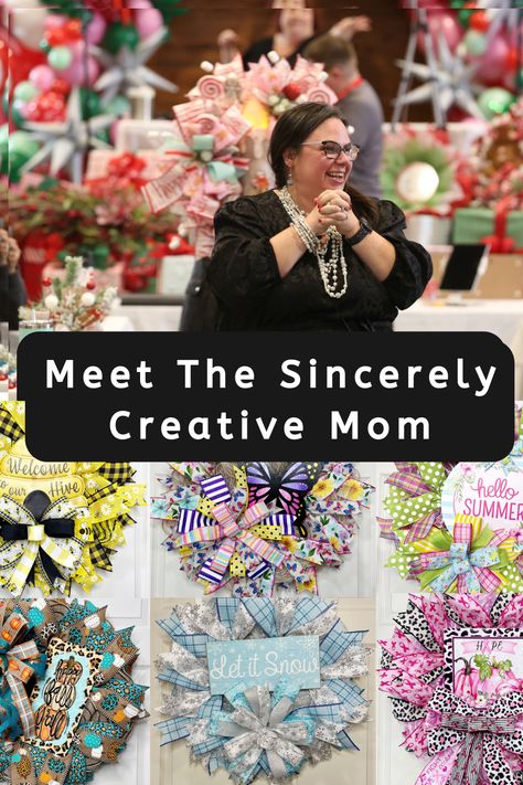 Learn how I grew a succesful business, invented a wreath style and wreath making product, became a creative coach and helped build a community of creators! And learn how you can too! Sincerely Creative Mom, Pancake Wreath, Build A Community, Creative Mom, Wreath Making, Mom Blog, Mom Blogs, How To Make Wreaths, Craft Ideas