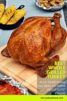 Get grilling this summer with Canadian Turkey! Sharing the Best Whole Grilled Turkey recipe and a downloadable grilling e-book. #BBQTurkey #grillingrecipes #summerrecipes via @merry120 Barbeque Turkey, Grilled Turkey Recipes, Whole Turkey Recipes, Bbq Turkey, Grilled Turkey, Whole Turkey, Turkey Recipe, Turkey Dinner, Best Chicken Recipes