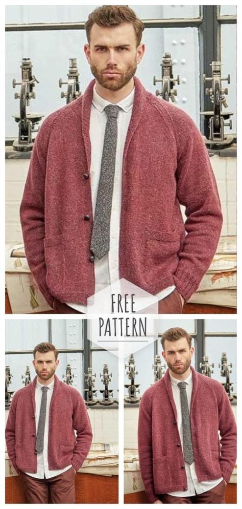 Mens Raglan Cardigan with Knitting Needles Free Pattern Knitting Patterns Mens Sweaters, Mens Knit Sweater Pattern Free, Mens Knitting Patterns Free, Mens Knitting Patterns, Mens Crochet Cardigan, Mens Cardigan Sweater Pattern, Men’s Knitting Patterns, Mens Knit Cardigan Pattern, Knitting Patterns Mens Cardigans