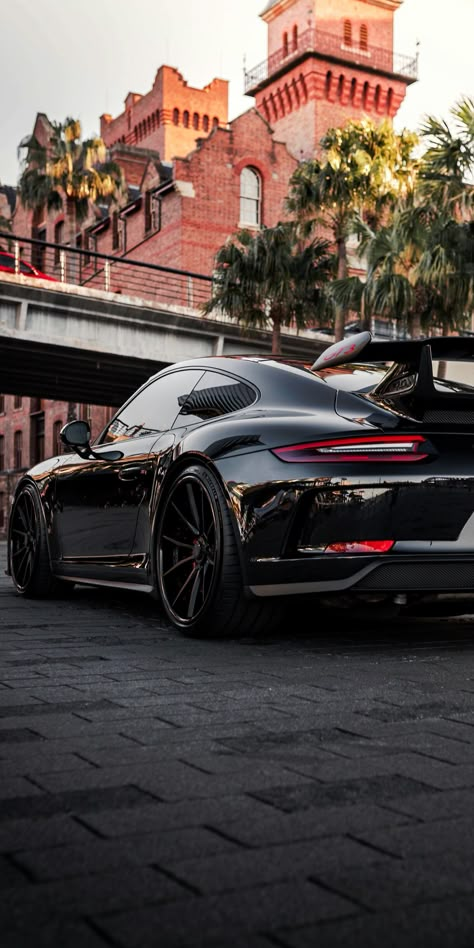 Porsche Wallpaper, Car Obsession, Porsche 991 Gt3, Black Porsche, R35 Gtr, Sports Car Wallpaper, Porsche Sports Car, Auto Design, Porsche 991