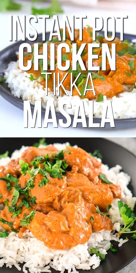 Instant Pot Chicken Tikka Masala, Chicken Tikka Masala Recipes, Tikka Masala Recipe, Tandoori Masala, Chicken Tikka Masala, India Food, Instant Pot Dinner Recipes, Masala Recipe, Chicken Tikka