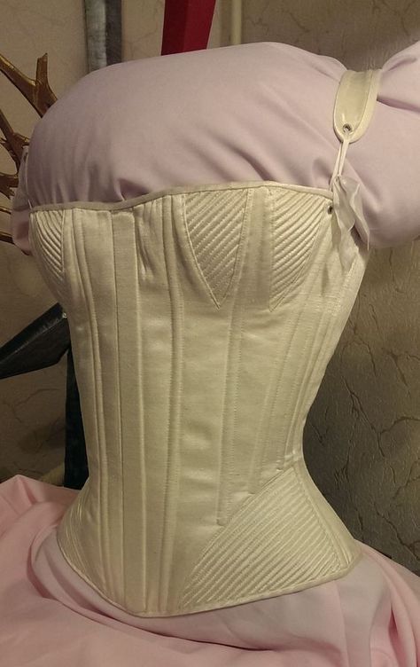 1820s Corset, 1830s Corset, Corded Stays, Historic Corset, Stay Corset, Corded Corset, Old Corset, Regency Corset, Regency Stays