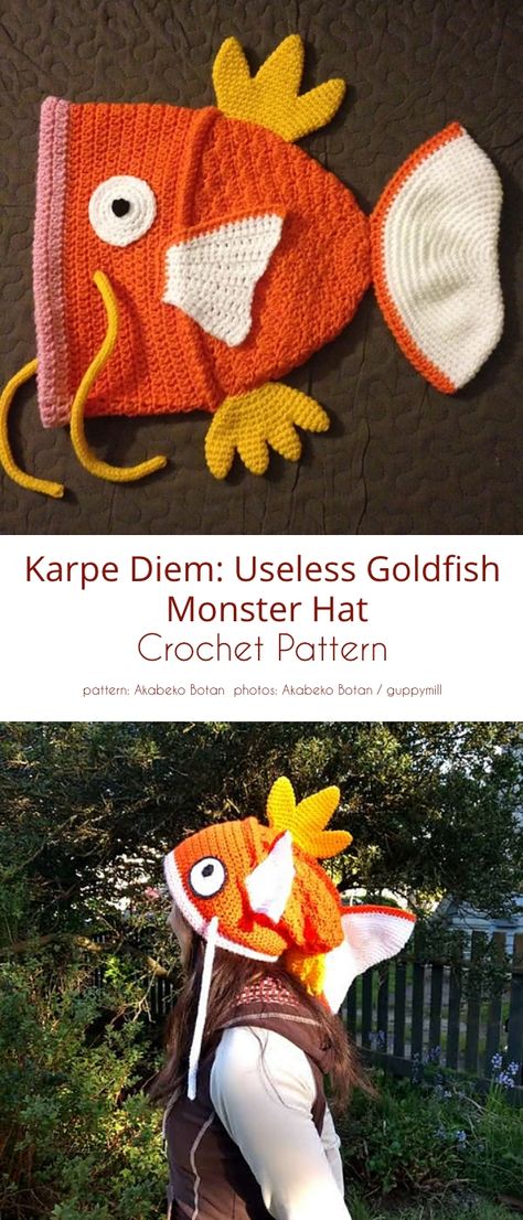 Funny Crochet Hat, Funny Crochet, Crochet Pokemon, Crochet Mignon, Confection Au Crochet, Fair Isles, Crochet Hat Free, Crochet Humor, Crochet Gratis