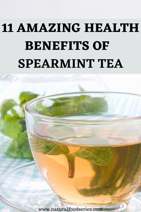 Spearmint Tea has a lot of benefits including immune boosting, helps with the digestive system and more. Check out the amazing benefits of spearmint tea. #spearminttea #spearmintteabenefits #spearmintbenefits Health Benefits Of Peppermint Tea, Spearmint Benefits Health, Spearmint Tea Benefits Women, Spearmint Tea Recipe, Spearmint Benefits, Spearmint Recipes, Benefits Of Spearmint, Tea For Acne, Spearmint Tea Benefits