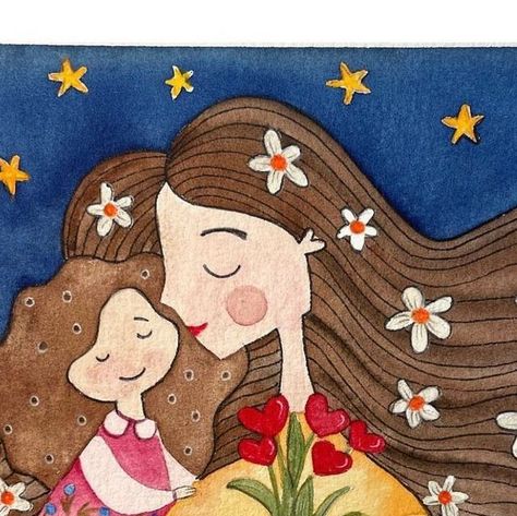 Childrens Illustrators Art on Instagram: "Illustration by @drexelbarbara . . . . . . #childrensillustratorsart" Rising Sun Pictures, 2023 Illustration, Mothers Day Drawings, Instagram Illustration, Floral Wallpaper Iphone, Art Painting Gallery, Art Workshop, Dreamy Art, Diy Art Painting