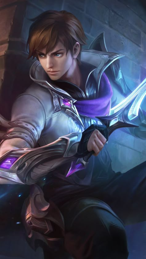 Holy Blade Mlbb Gusion, Yunjin Kim, Mobile Skin, Moonlight Sonata, Iphone Wallpaper Classy, Skin Photo, The Legend Of Heroes, Body Base Drawing, Mobile Legend