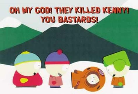 [Image - 258320] | South Park | Know Your Meme Omg They Killed Kenny, South Park Poster, Cartoons Group, Angel Posters, Sick Humor, South Park Characters, School Leader, The Far Side, Comedy Tv