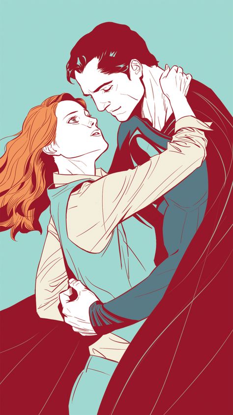 "You put the Smallville in Smallville, Smallville. (Superman and Lois Lane (Man of Steel) by naooh.) Clark Kent Lois Lane, Christopher Reeves, Superman And Lois, Superman Love, Dc Couples, Fictional Heroes, Superman And Lois Lane, Superman Artwork, Superman X