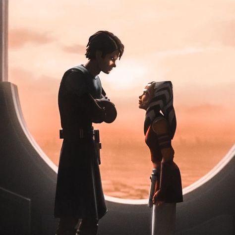 Anakin Skywalker Ashoka, Star Wars Shifting, Ashoka And Anakin, Anakin And Ashoka, Anakin Skywalker And Ahsoka Tano, Anakin X Ahsoka, Clone Wars Ahsoka, Stile Blair Waldorf, Ashoka Tano