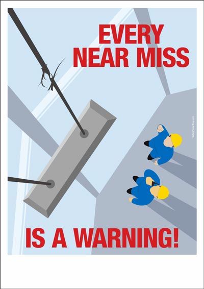 Every Near Miss is a Warning Safety Moment, Workplace Safety Slogans, Safety Pictures, Safety Quotes, Safety Topics, Health And Safety Poster, Safety Slogans, Safety Poster, Safety Week