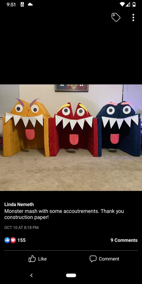 Halloween Nugget Build, Halloween Nugget Couch, Couch Monster, Nugget Builds, Nugget Ideas, Foam Couch, Nugget Couch, Easy Renovations, Play Couch