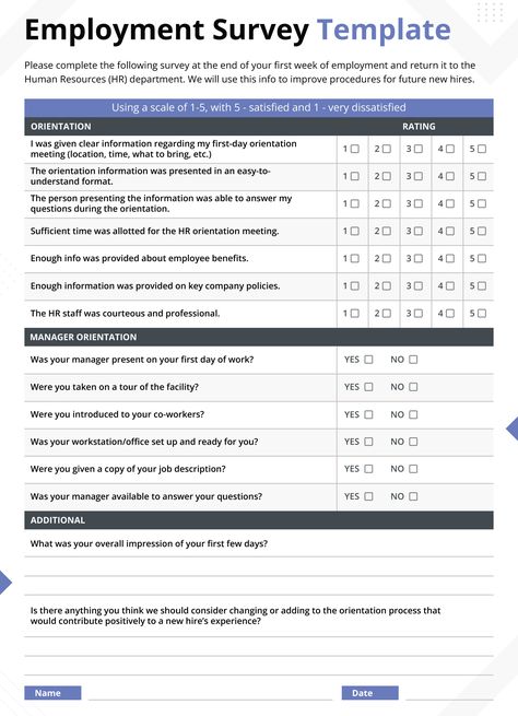 Survey Template, Employee Satisfaction, Docs Templates, Itinerary Template, Online Surveys, Google Docs, Human Resources