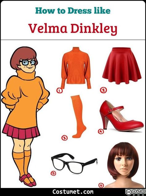 Velma Halloween, Velma Halloween Costume, Scooby Doo Halloween Costumes, Velma Costume, Scooby Doo Costumes, Scooby Doo Halloween, Diy Couples Costumes, Diy Costumes Women, Velma Dinkley