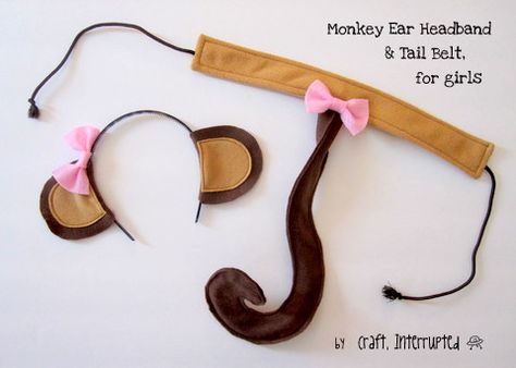 22 Fun Monkey Crafts, Parties and Printables for Kids. Monkey Dress Up! Diy Halloween Accessories, Monkey Party Favors, Monkey Party Ideas, Halloween Accessories Diy, Best Costume Ever, Monkey Dress, Monkey Birthday Parties, Monkey Costumes, Monkey Crafts