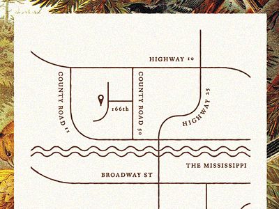 Map - brent schoepf Map Projects, Name Card Design, 타이포그래피 포스터 디자인, Highway 1, 카드 디자인, Wedding Map, Art Carte, Age 50, Location Map