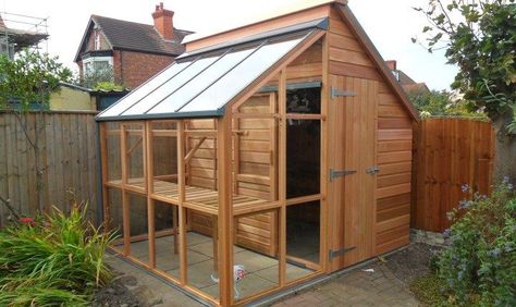 All I want for Christmas 2015 is ……. Greenhouse Shed Combo, Timber Greenhouse, Plants For Raised Beds, Greenhouse Shed, Wooden Greenhouses, Outdoor Garden Lighting, Greenhouse Plans, Wooden Sheds, Classic Garden