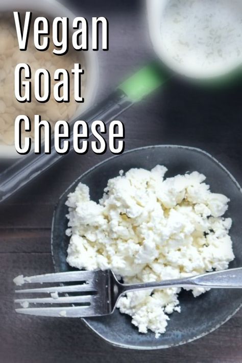 Vegan Goat Cheese @spabettie #vegan #glutenfree #oilfree #cheese Vegan Goat Cheese, Goat Cheese Crumbles, Vegan Feta Cheese, Recipe Gluten Free, Goat Cheese Recipes, Again And Again, Going Vegan, Cheese Recipes, Goat Cheese