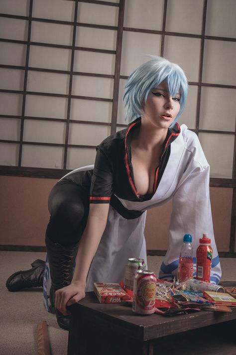 #anime #gintama #cosplay Gintoki Cosplay, Gintama Cosplay, Gintama Funny, Zootopia Comic, Sakata Gintoki, Top Cosplay, Cosplay Pictures, Comic Con Cosplay, Body Reference Poses