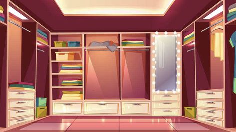 Scene Background, Cartoon Background, Animation Background, House Room, Gacha Life, Anime, Closet, Quick Saves, Home Decor