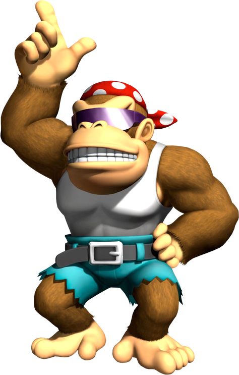 DK Funky Kong, Lanky Kong, Mario Kart Characters, Donkey Kong Junior, Mario Kart Wii, Diddy Kong, Donkey Kong Country, Donkey Kong, Mario Kart