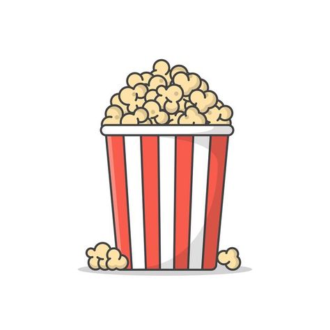 Popcorn Bucket Drawing, Popcorn Drawing Simple, Popcorn Images, Popcorn Doodle, Popcorn Icon, Popcorn Vector, Popcorn Drawing, Popcorn Illustration, Popcorn Logo