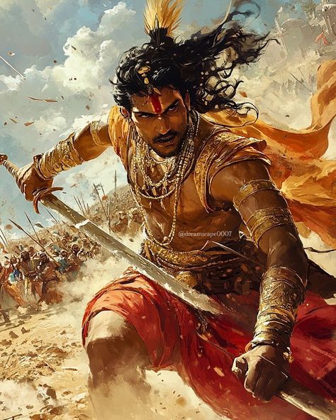 Mahabharata, 3000 BCE The epic battle we all know was shaped by legendary warriors, whose names echo through time. Yet, there were countless others—brave souls whose stories have faded from history’s pages. This is a tribute to those nameless, yet equally vital, warriors who fought with unwavering courage and sacrifice. Please like, share, and comment if you liked the artwork! . . . ******************************** . . . . Stay tuned for more amazing content Follow @dreamscape0007 for mor... Medieval Warfare, Warrior Concept Art, Vishnu Wallpapers, Health And Fitness Apps, Epic Battle, Fitness Apps, Lord Vishnu Wallpapers, Hinduism Art, Shree Ram