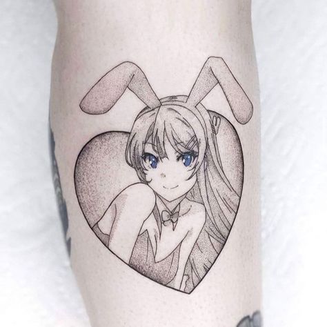 Heart Anime Tattoo, Dna Tattoo, Hunter Tattoo, Moon Tattoo Designs, Anime Tattoo, Tattoo Design Book, 1 Tattoo, Japanese Tattoo Art, Cartoon Tattoos