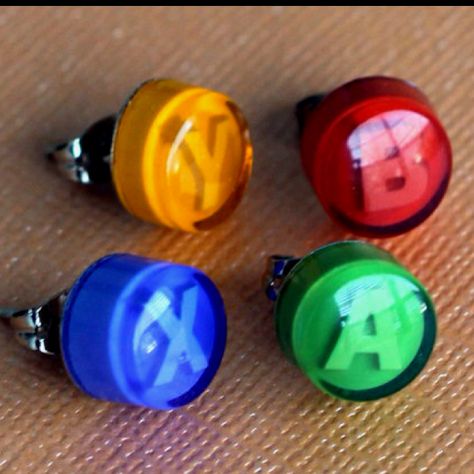 XBox360 button earrings Geek Earrings, Weird Kid, Useless Things, Selling Crafts, Fandom Jewelry, Geek Jewelry, Video Gamer, Fashion Aesthetics, Project Inspiration