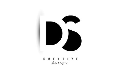 D And S Logo, Ds Monogram Logo Design, S And D Logo, Logo With D, Letter S Logo Design Creative, Ds Logo Design Graphics, Ds Logo Design Letter, D S Logo, Jm Logo