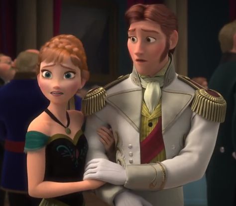 Frozen - Anna and Hans I was so mad at Hans when he said, " oh Anna, Only if there was someone who loved you." Anna X Hans, Hans Westergaard, Anna And Hans, Frozen Hans, Hans Frozen, Frozen Background, Beautiful Disney Quotes, Elsa And Hans, Frozen Merchandise