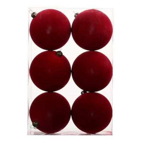 Burgundy Ornaments, Christmas Decorations For The Home, Fun Color, Ball Ornaments, 6 Pack, Flocking, Christmas Home, Photo Gifts, Custom Framing