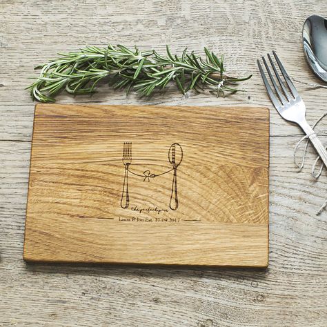 Oak Chopping Board, Cheeseboard Gift, Personalised Chopping Board, Wood Chopping Board, Cheese Gifts, Forks And Spoons, Chopping Board, Cotton Gifts, Natural Gifts