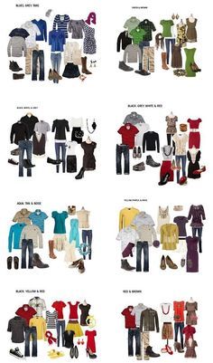 What to Wear for Fami ly Pictures - The Realistic Mama: Fall Photo Outfits, Family Portrait Outfits, Family Photo Colors, Fall Family Pictures, Portraits Photography, Quoi Porter, Family Picture Outfits, Foto Tips, Clothes And Shoes